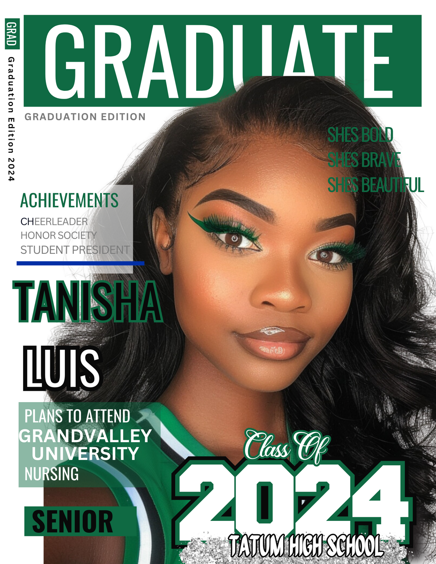 Editable Grad Magazine Template